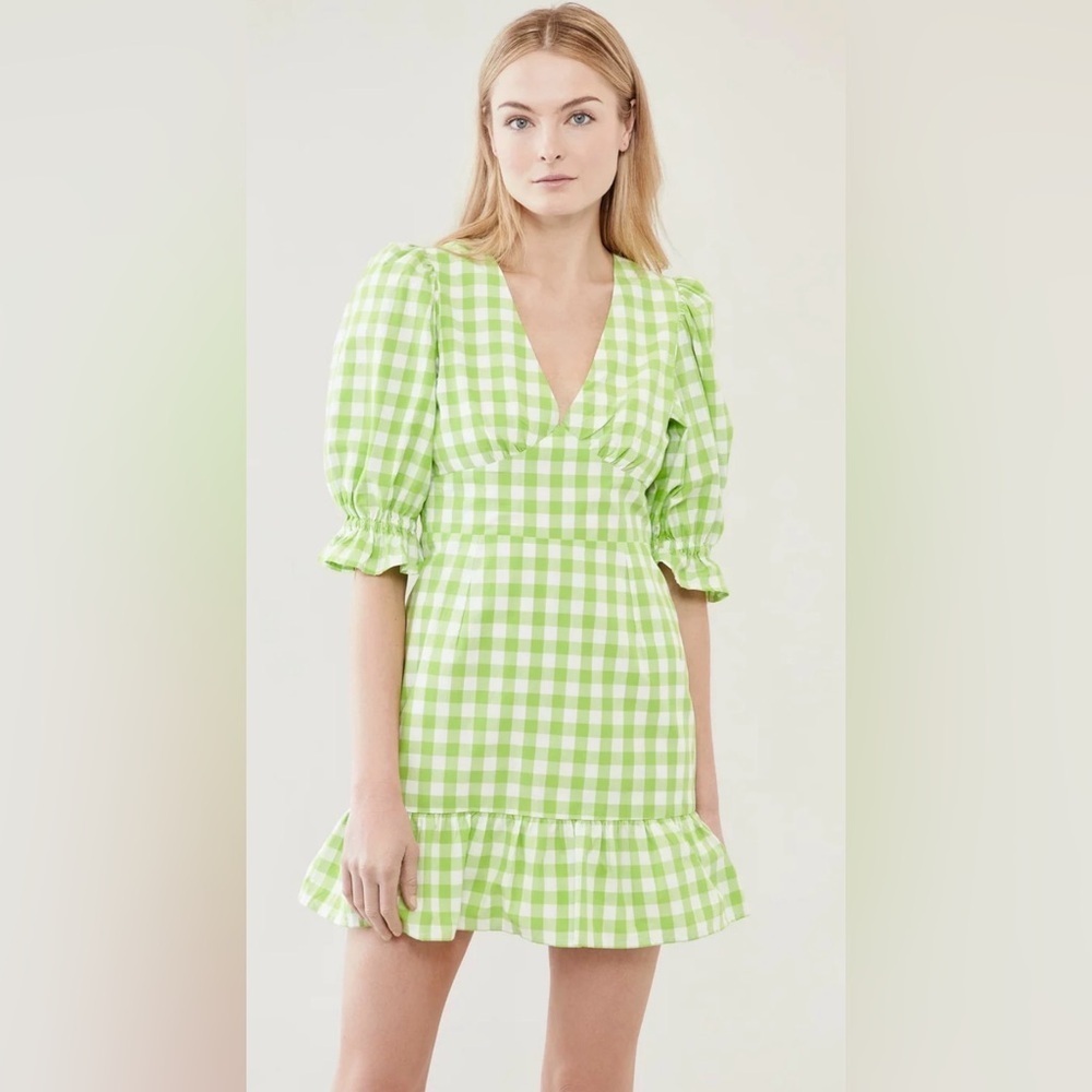 RAHI Kira Check Mini Dress